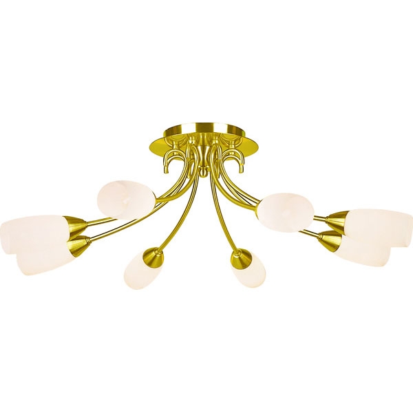 Потолочная люстра N-Light PX-0041 PX-0041/8B золото+матовый хром