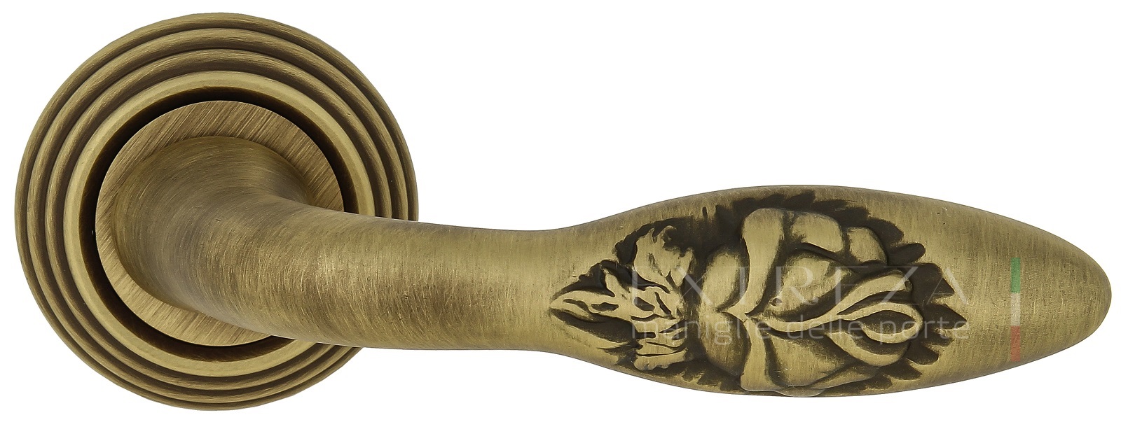 Ручка дверная Extreza MIREL-R на розетке R05 матовая бронза F03