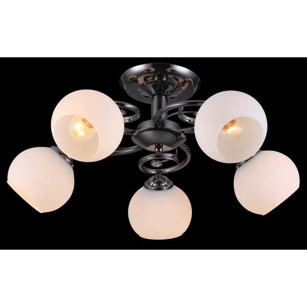 Потолочная люстра Natali Kovaltseva 11466 11466/5C DARK CHROME