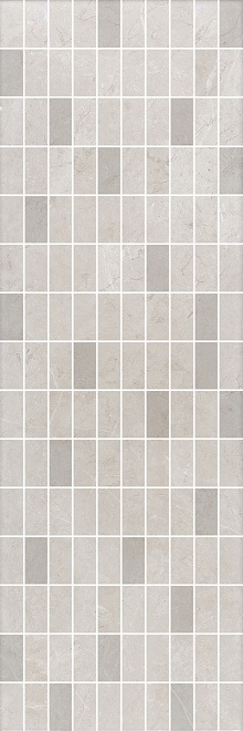 Декор Kerama Marazzi Низида серый мозаичный светлый MM12100 25х75