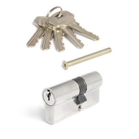 Цилиндр для замка ключ / ключ Apecs SC-62(28/34)-NI (SC-62(28/34)-Z-NI) никель