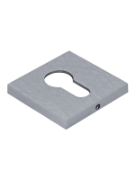 Накладка Morelli MH-KH-S6 SSC на квадратной розетке 6 мм евроцилиндр, цвет супер матовый хром