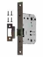 Замок двериой межкомнатный сантехнический Fuaro WC F72-50 AB бронза