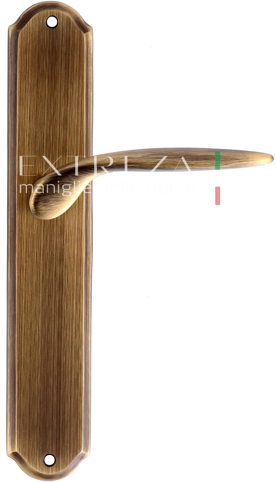 Ручка дверная Extreza CALIPSO (Калипсо) 311 на планке PL01 PASS матовая бронза F03