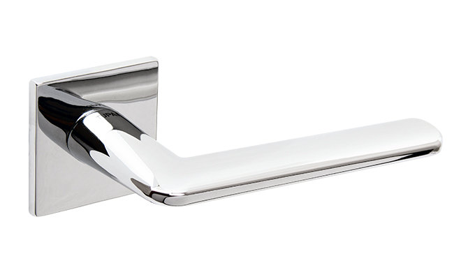 Ручка дверная на круглом основании Tupai Eliptica 3098 5S-153 хром/03