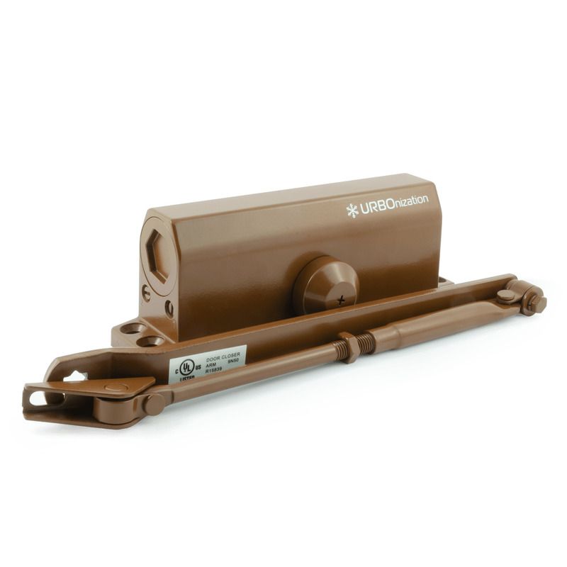 Доводчик дверной морозостойкий НОРА-М 550 URBOnization (120-160 кг) коричневый
