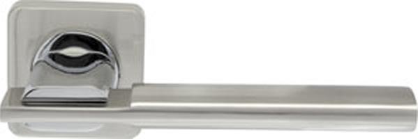 Ручка дверная межкомнатная Armadillo Trinity SQ005-21SN/CP-3 матовый никель/хром