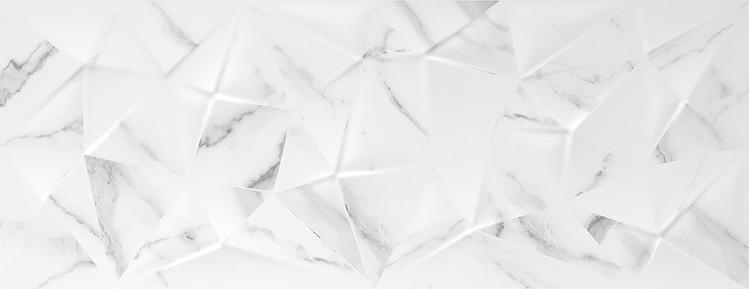 Плитка керамическая Azulev Calacatta Kite Mate Slimrect White настенная 24,2х64,2