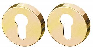 Накладка дверная с круглым основанием под цилиндр Armadillo Urban Cylinder ET URB Gold-24 золото 24К