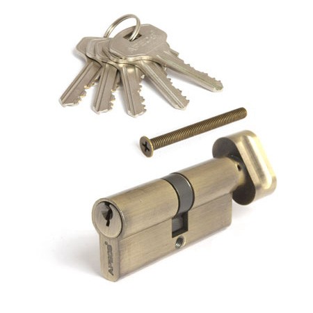 Цилиндр для замка ключ / вертушка Apecs SC-70-C-AB (SC-70-Z-C-AB) бронза