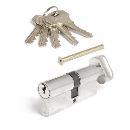 Цилиндр для замка ключ / вертушка Apecs SC-70-C-NI (SC-70-Z-C-NI) никель