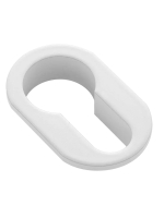 Накладка на замок Morelli Luxury LUX-KH-RM BIA под евроцилиндр, цвет белый