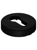 Накладка на евроцилиндр Morelli Luxury LUX-KH-R2 NERO круглая, цвет черный