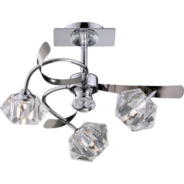 Потолочная люстра N-Light 91713 09 1713 0113 03 chrome + black chrome