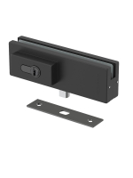 Замок Armadillo (Армадилло) для стеклянной двери Range.GL.L10 BL