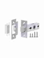 Защелка врезная PLASTP12-45-25 SSC сатин. хром