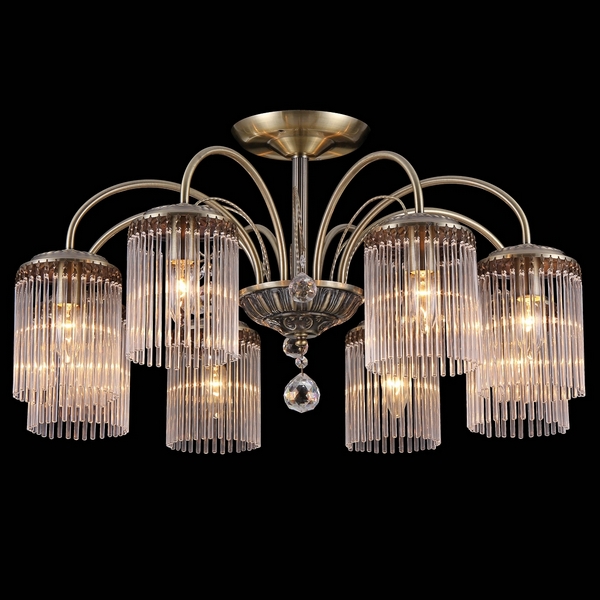 Потолочная люстра Natali Kovaltseva Olbia OLBIA 11397/8C ANTIQUE