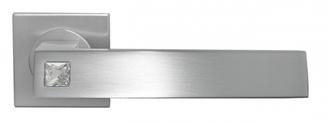 Ручка дверная межкомнатная Morelli Luxury Diamond DC-2-S CSA матовый хром