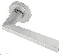 Дверная ручка на круглом основании Fratelli Cattini "UNICA" 7-CS матовый хром