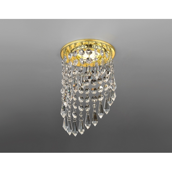 Светильник точечный Ambrella Хрусталь С Подвесами K2247 CL/G