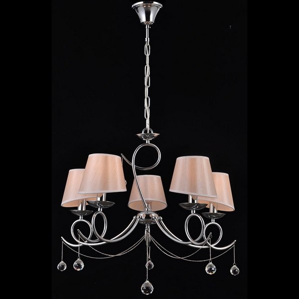 Люстра подвесная Natali Kovaltseva NOVELLA 75051/5C CHROME