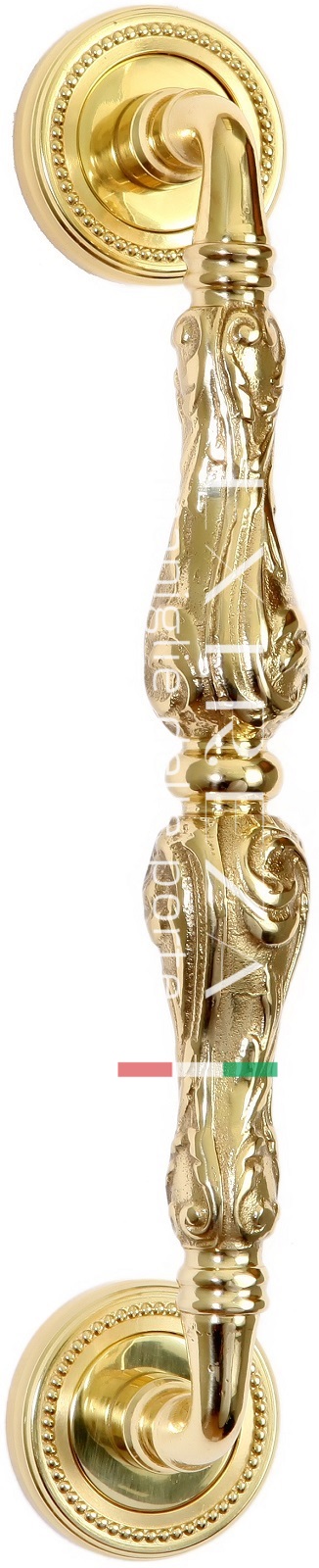Ручка скоба дверная Extreza GRETA (Грета) R03 полированное золото F01