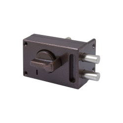 Замок Omega (Омега) накладной цилиндровый ЗН1-М1 КМЗ медь, 5 кл.