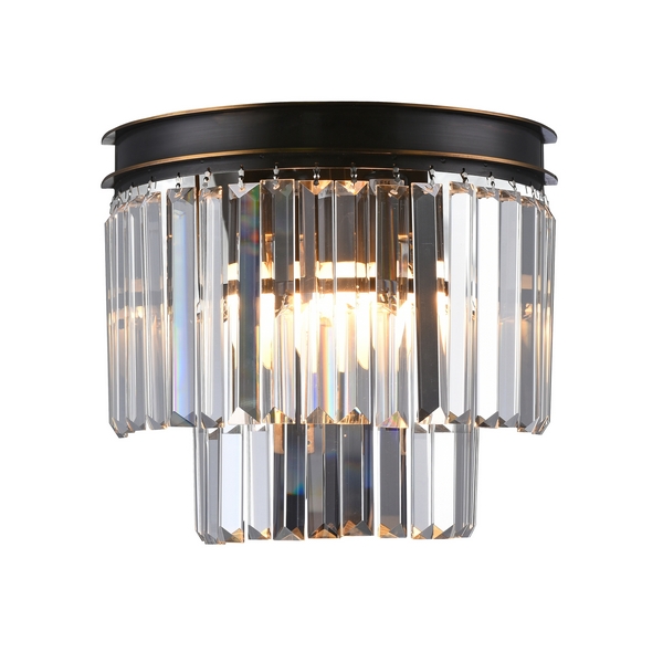 Светильник настенный Newport 31100 31101/A black+gold