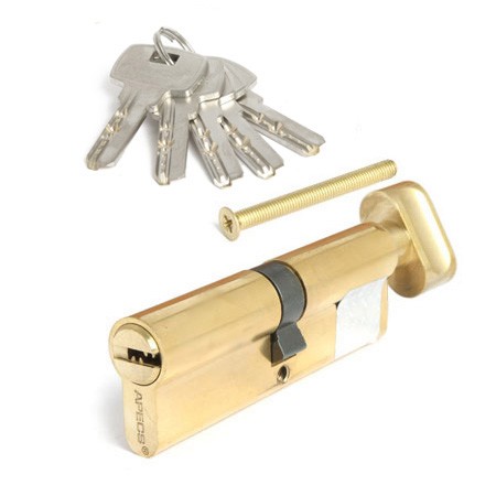 Цилиндр для замка ключ / вертушка Apecs SM-90-C-G золото