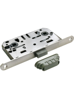 Замок межкомнатный Morelli TWICE M1885 SC магнитный, цвет матовый хром