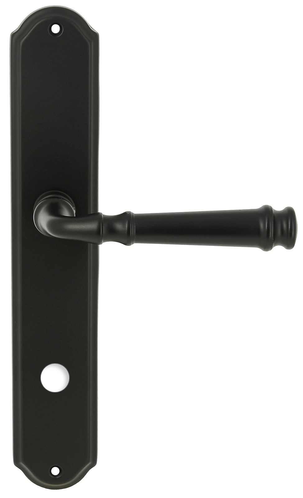 Дверная ручка Extreza BONO (Боно) 328 на планке PL01 WC черный матовый F22