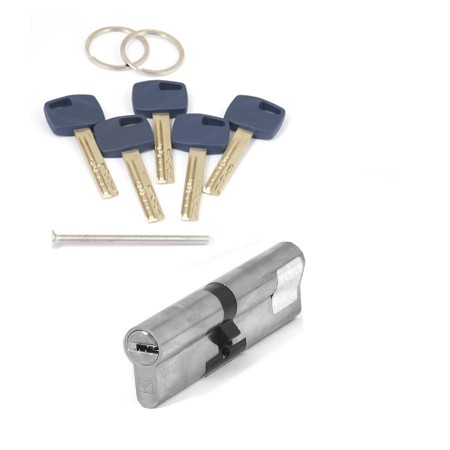 Цилиндр для замка ключ / ключ Apecs Premier XR-110(50/60)-NI никель