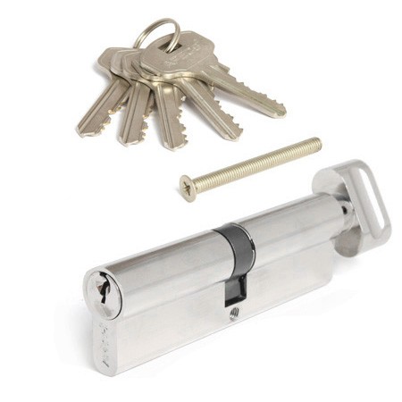 Цилиндр для замка ключ / вертушка Apecs SC-100-C-NI (SC-100-Z-C-NI) никель