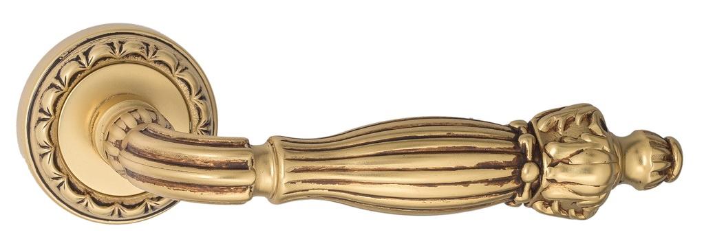 Ручка дверная межкомнатная Venezia Olimpo D2 французское золото+коричневый