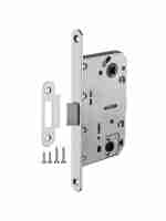 Защелка Ajax (Аякс) врезная PLASTLP96WC-50 SSC сатин.хром