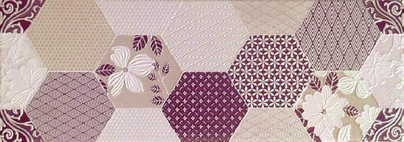 Плитка керамическая Pamesa Mayolica Hilcrest Decor Purpura декор 20х60