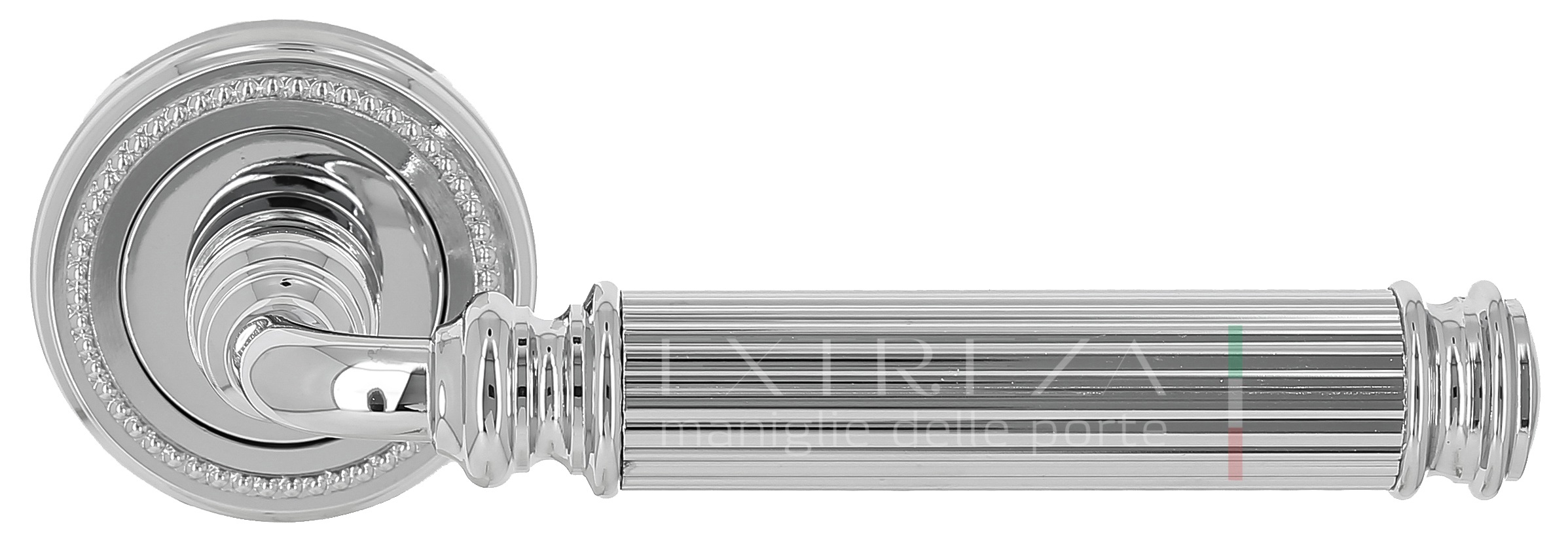 Ручка дверная Extreza BENITO (Бенито) 307 на розетке R03 полированный хром F04