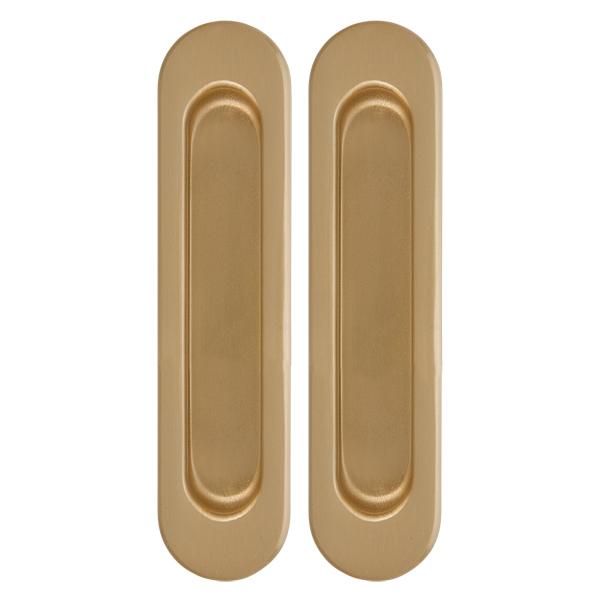 Ручки купе для раздвижных дверей ARCHIE SILLUR A-K05-V0 P.Gold/S.Gold золото
