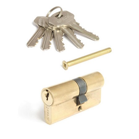 Цилиндр для замка ключ / ключ Apecs SC-62(28/34)-Z-G золото