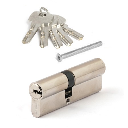 Цилиндр для замка ключ / ключ Apecs SM-90(40/50)-NI никель