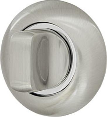 Завертка дверная сантехническая Armadillo WC-BOLT BK6-1SN/CP-3 матовый никель/хром