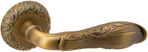 Ручка дверная межкомнатная Fuaro Dinastia SM AB-7 матовая бронза