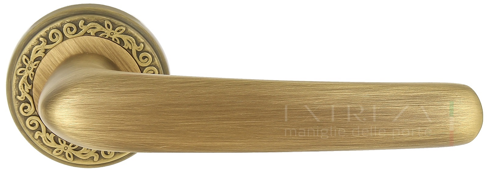 Ручка дверная Extreza MONACO (Монако) 330 на розетке R06 матовая бронза F03