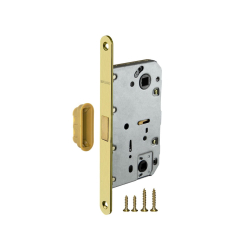 Замок дверной межкомнатный сантехнический магнитный Fuaro MAGNET M96WC-50 SG мат. золото