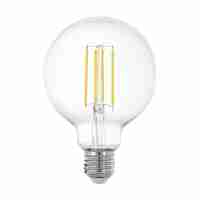 Лампа светодиодная филаментная диммируемая Eglo E27 6W 2700K прозрачная 11863