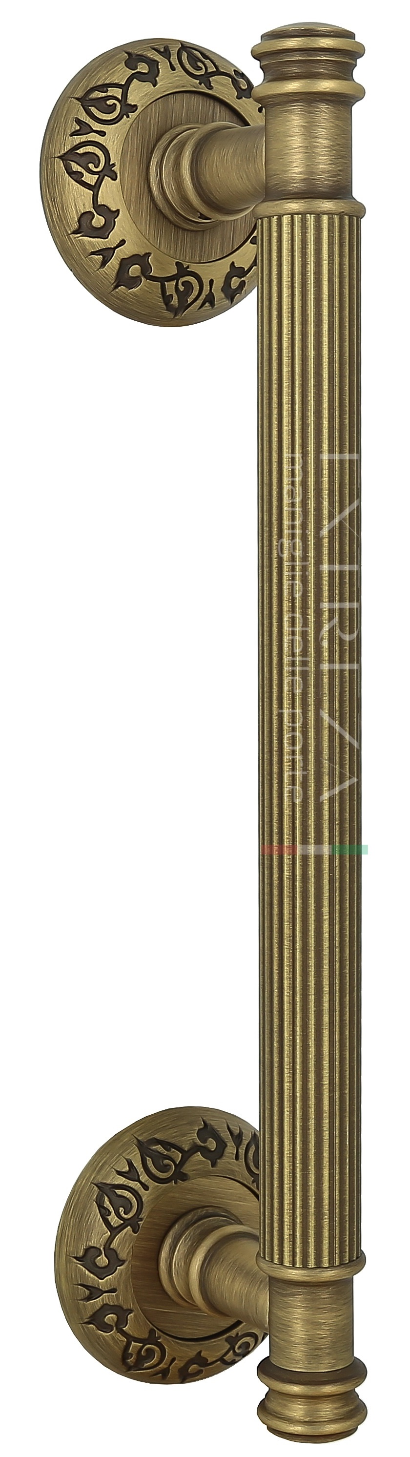 Ручка скоба дверная Extreza BENITO (Бенито) 275 мм (225 мм) R04 матовая бронза F03