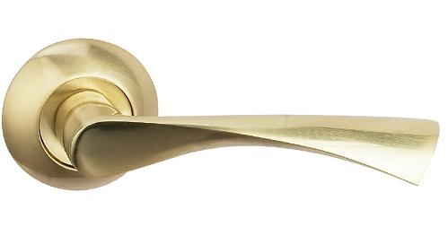 Ручка дверная межкомнатная Bussare Classico A-01-10 S.Gold матовое золото