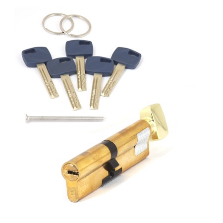 Цилиндр для замка ключ / ключ Apecs Premier XR-110(50/60C)-C15-G золото