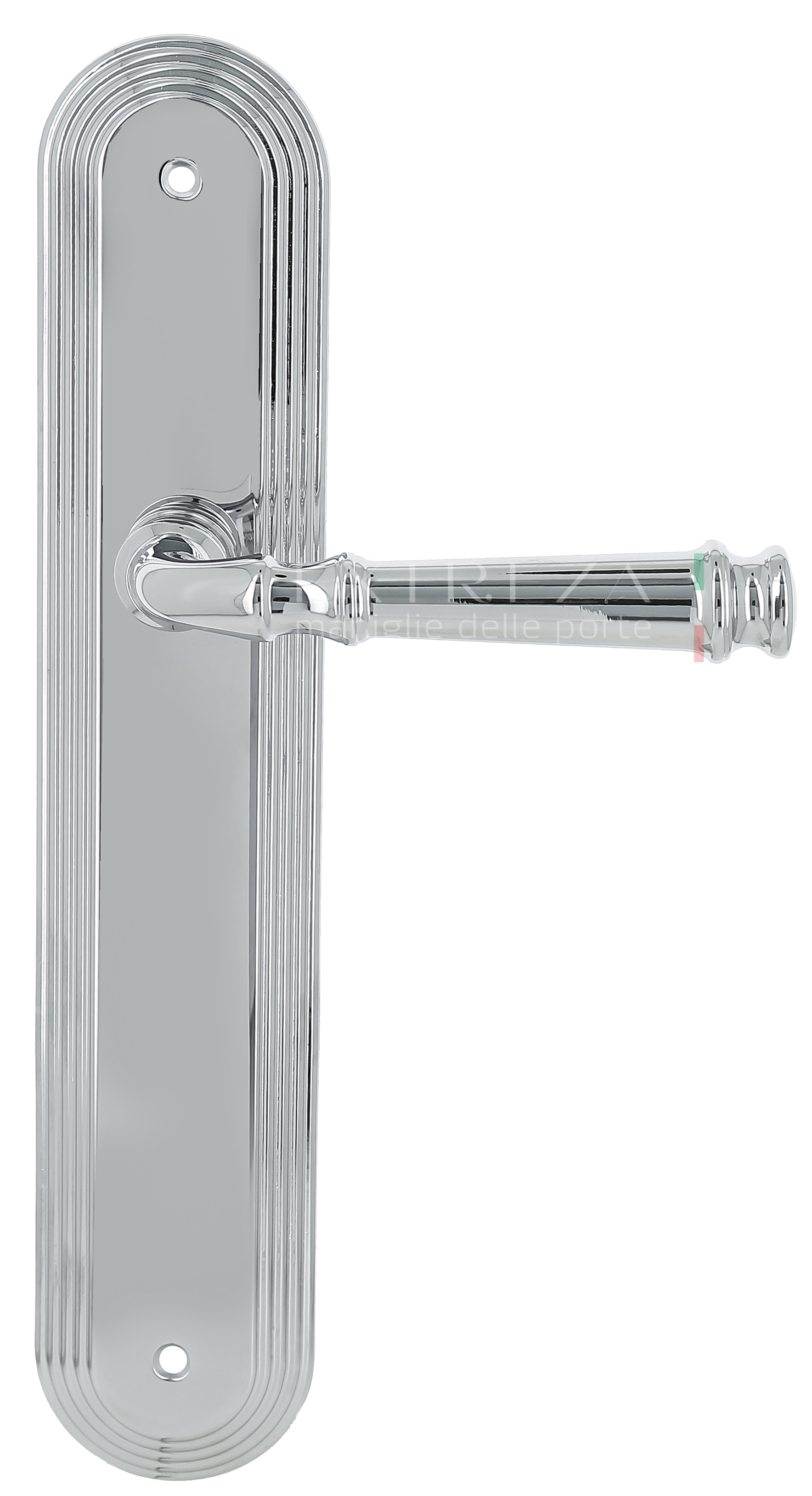 Ручка дверная Extreza BONO (Боно) 328 на планке PL05 PASS полированный хром F04