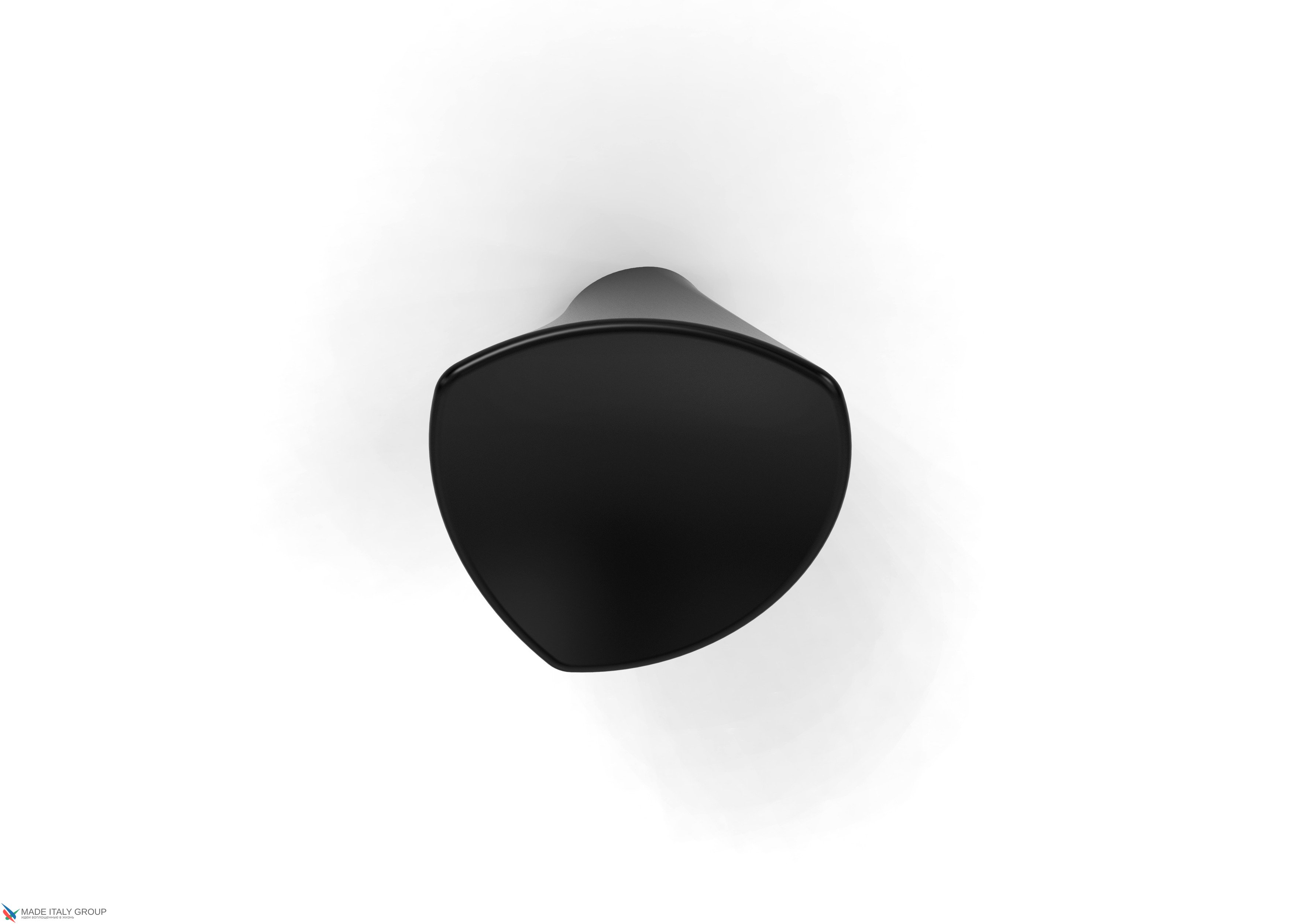 Ручка кнопка модерн COLOMBO DESIGN F531-NM матовый черный